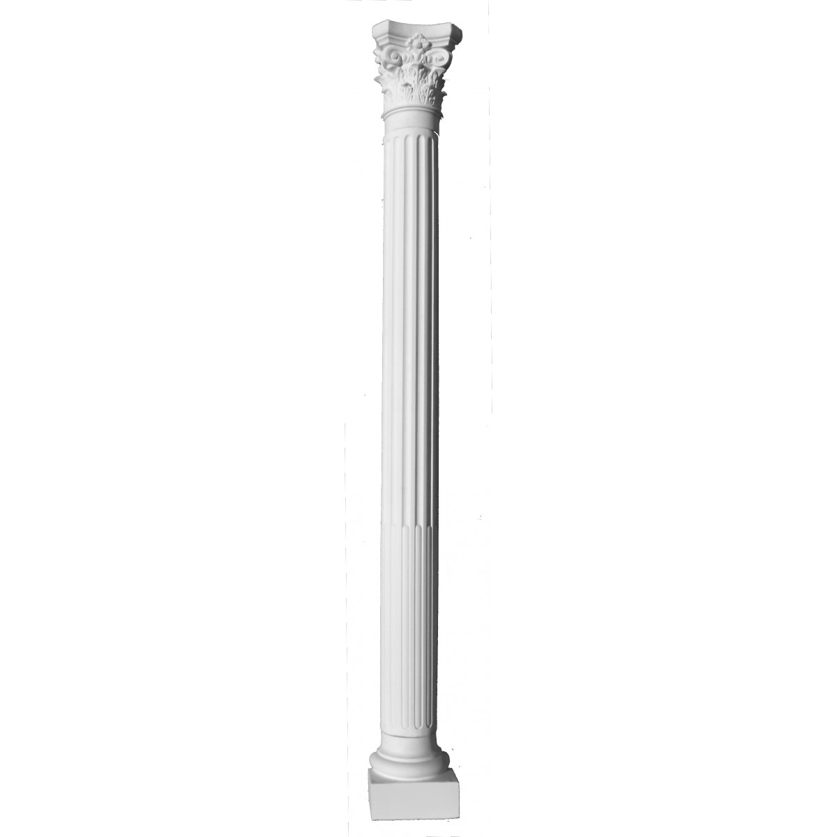Pilastra de 12 columna estriada corintia de...