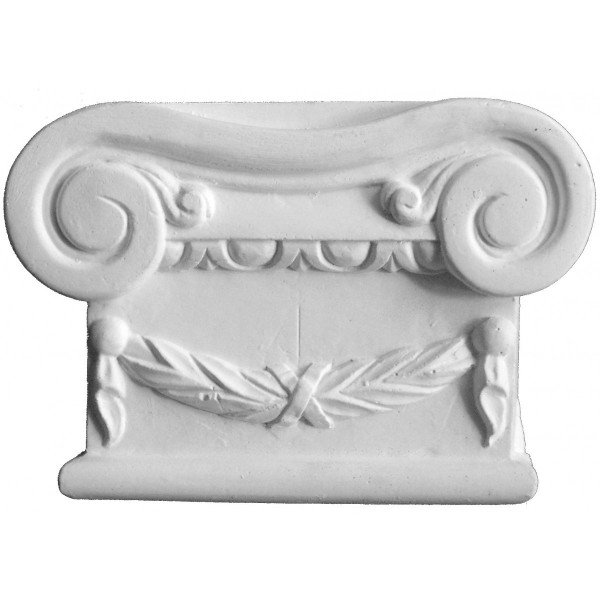 Capitel Jónico para Pilastra Estriada de escayola 12 cm...