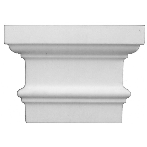 Capitel Dórico para Pilastra Estriada de escayola 14 cm...