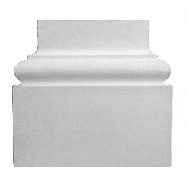 Basa de Escayola  para Pilastra Estriada de 14 cm (REF...