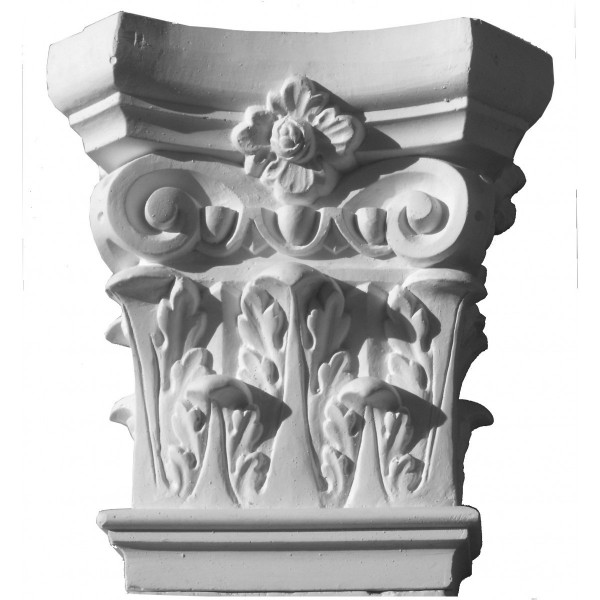 Capitel Corintio para Pilastra Estriada de escayola 16 cm...