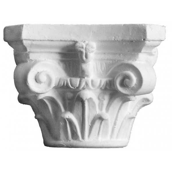 Capitel Corintio para Pilastra Estriada Circular de...