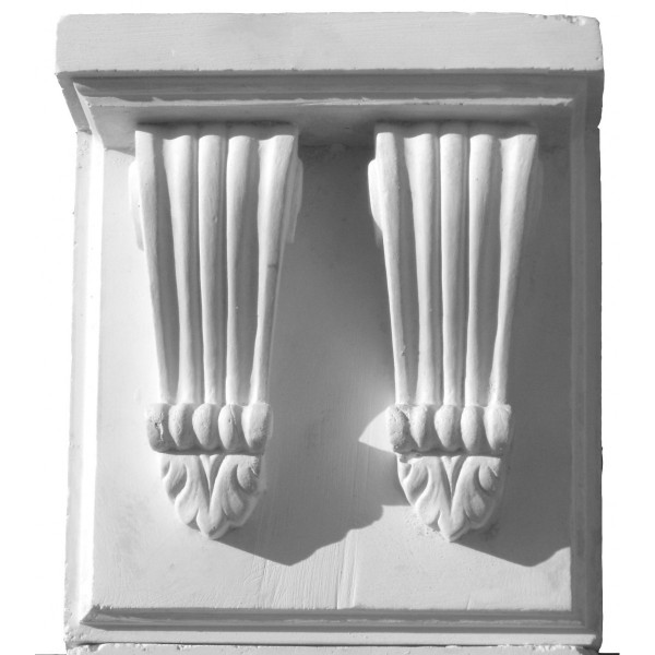 Capitel Doble Mensulas para Pilastra Artesonada de...