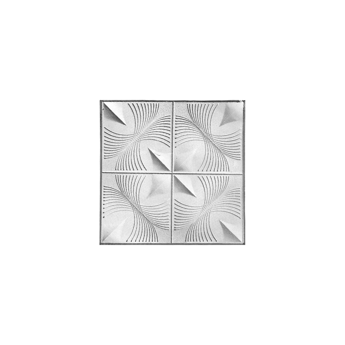 Placa decorativa de escayola para techo fijo...