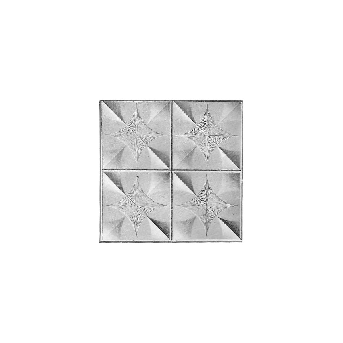 Placa decorativa de escayola para techo fijo...