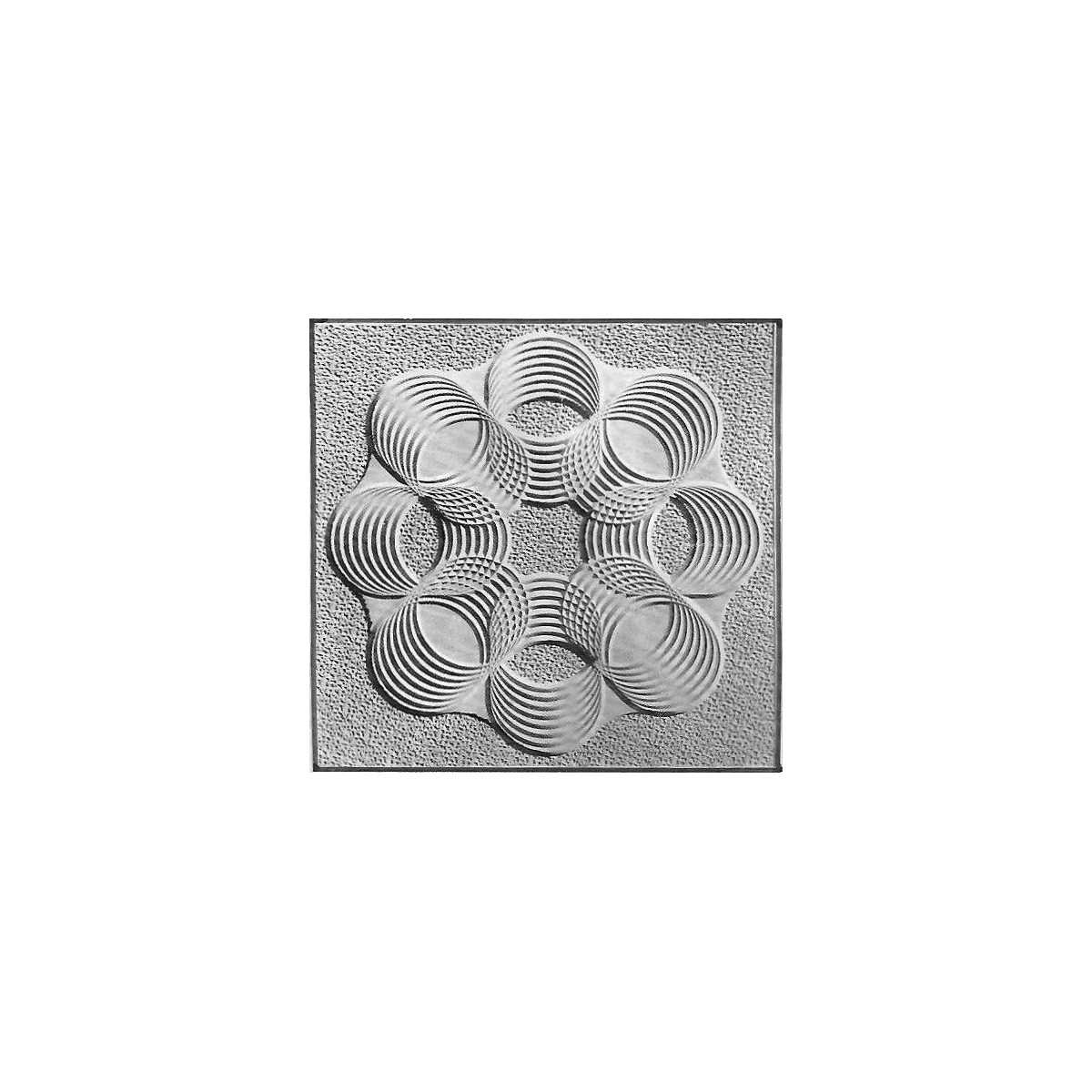 Placa decorativa de escayola para techo fijo...