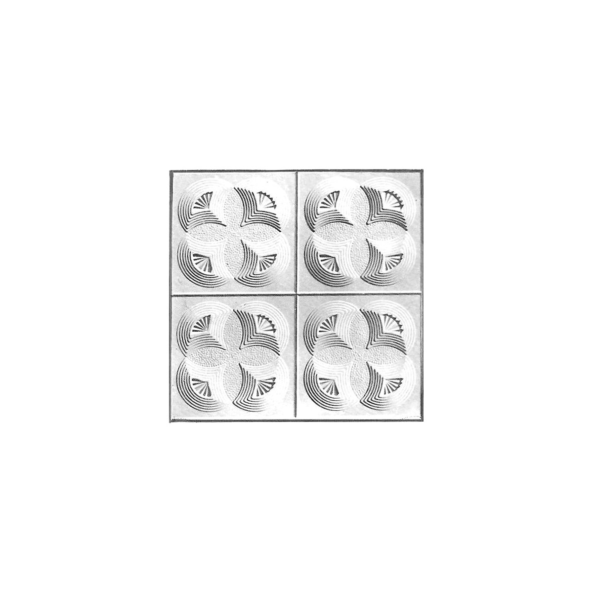 Placa decorativa de escayola para techo fijo...