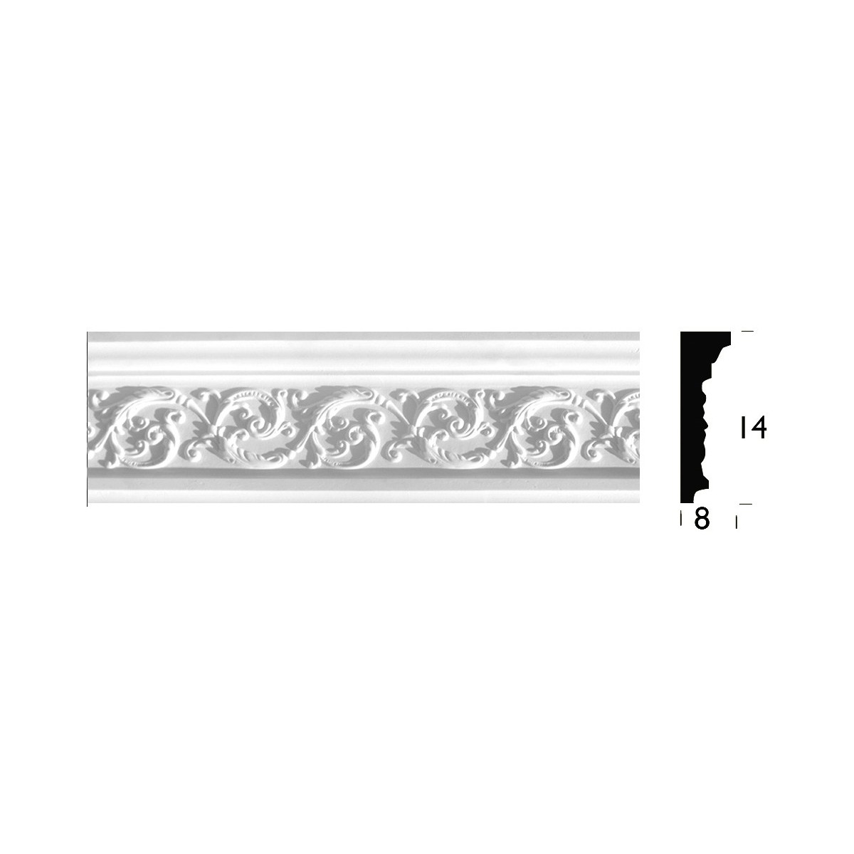 Friso Decorativo de Escayola 0,96 m (REF 167)