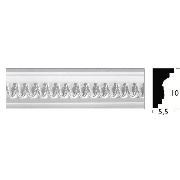 Friso Decorativo de Escayola 1,20 m (REF 160)
