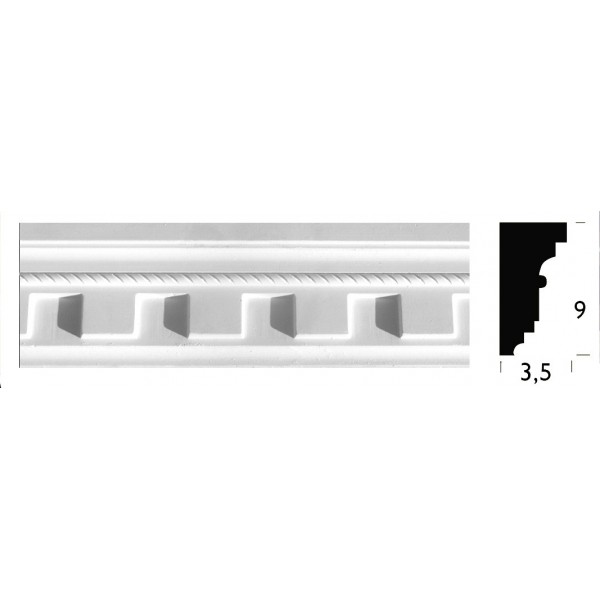 Friso Decorativo de Escayola 1,25 m (REF 004)