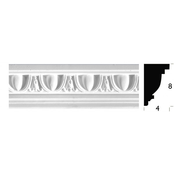 Friso Decorativo de Escayola 1,20 m (REF 161)