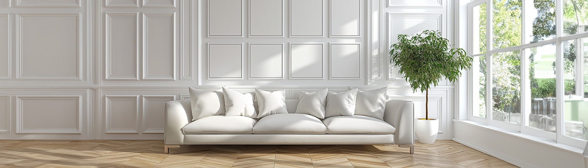 Decoración con molduras de escayola